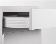 картинка Ящик в наборе SAMBOX 086 , 400 мм, белый до 25 кг ( SAMET ) от магазина комплектующих для производства мебели "Панорама"