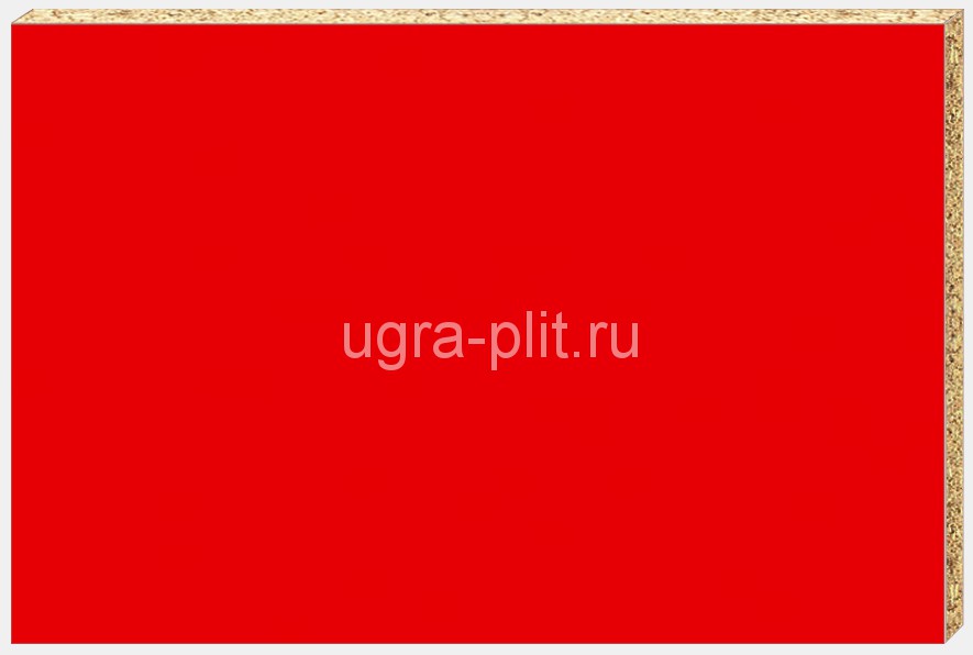 картинка ДСП КРАСНЫЙ 2750Х1830 16мм (Шагрень/ЮграПлит) от магазина комплектующих для производства мебели "Панорама"