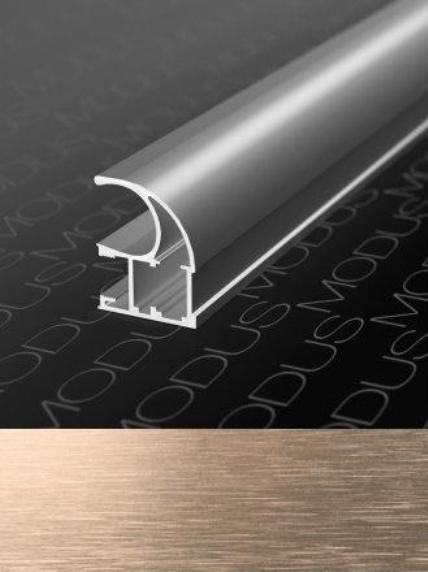картинка (MS125) ВЕРТИКАЛЬ С-ОБР. ЗОЛОТО БРАШ (5,4 м) A39 от магазина комплектующих для производства мебели "Панорама"