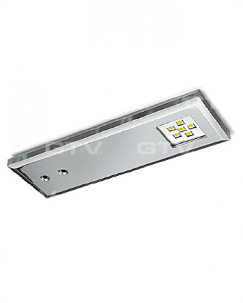 картинка Светодиод.св-к PalermoPP, 12V, 1,8W, 6 диод,теплый свет, хром LD-PPP618-40**** от магазина комплектующих для производства мебели "Панорама"
