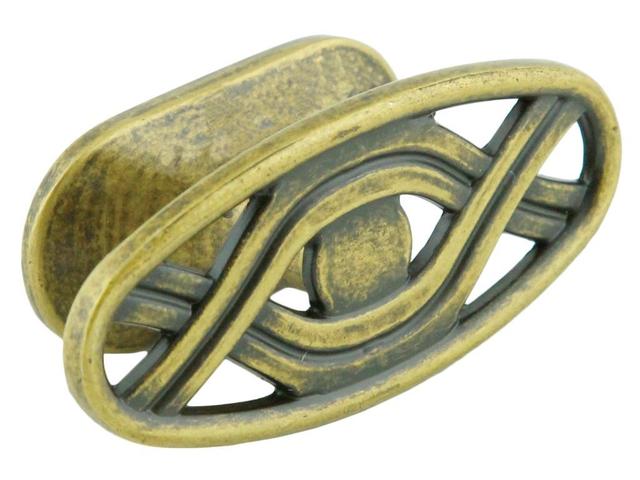картинка РУЧКА КНОПКА RC404EAB,4 (45) ЕВРОП.СТАР,ЛАТУНЬ **** от магазина комплектующих для производства мебели "Панорама"