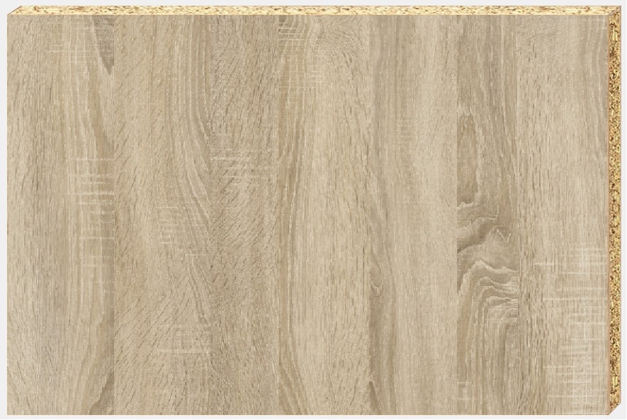 картинка ДСП ДУБ СОНОМА 2750Х1830 16мм 001 Древесные поры WoodLine (ЧФМК) от магазина комплектующих для производства мебели "Панорама"