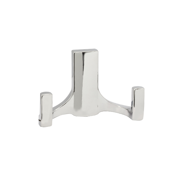 картинка КРЮЧОК R17 ХРОМ (2-Х РОЖКОВЫЙ)  от магазина комплектующих для производства мебели "Панорама"