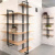 картинка Полкодержатель LOFT 250*1280 мм четырехуровневый черный матовый от магазина комплектующих для производства мебели "Панорама"
