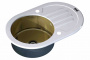 картинка МОЙКА ZorG INOX-GLASS ( GL- 7851-OV-WHITE-BRONZE) 780X510 ОВАЛ *** магазин "Панорама" являющийся официальным дистрибьютором в России картинка МОЙКА ZorG INOX-GLASS ( GL- 7851-OV-WHITE-BRONZE) 780X510 ОВАЛ *** от магазина комплектующих для производства мебели "Панорама"