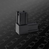 картинка Уголок соединительный 2L (KS) черный от магазина комплектующих для производства мебели "Панорама"
