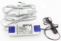 картинка Трансформатор LED 13,5мм 15W DC12V с проводом,выключателем,сетев. шнуром LD-SZA15W-MA*** от магазина комплектующих для производства мебели "Панорама"